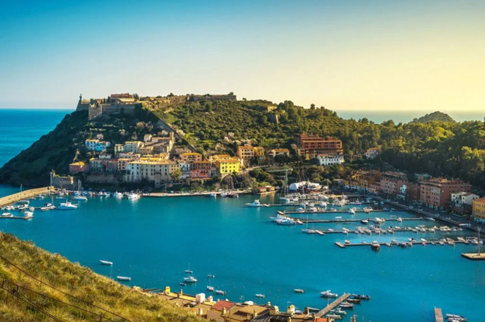 Porto Ercole vista dall'alto